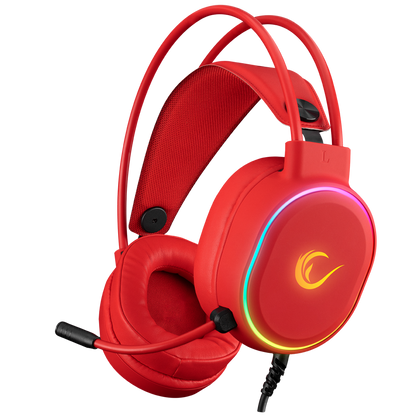 ROGUE RGB USB Oyuncu Kulaklığı - Kırmızı