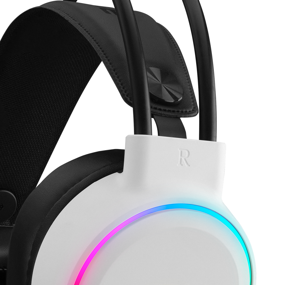 ROGUE RGB USB Oyuncu Kulaklığı - Beyaz
