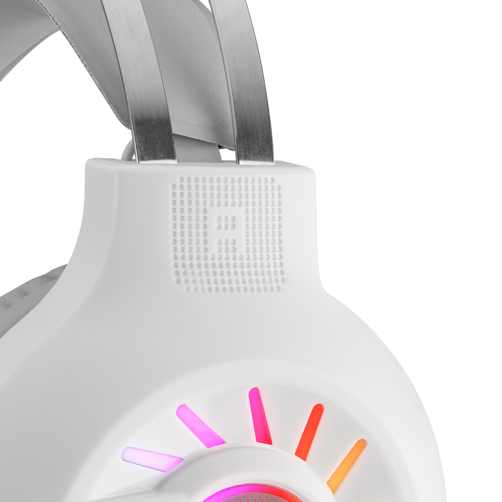 RM-K44 - Beyaz ZENGIBAR RGB 7.1 Oyuncu Kulaklığı - Rampage