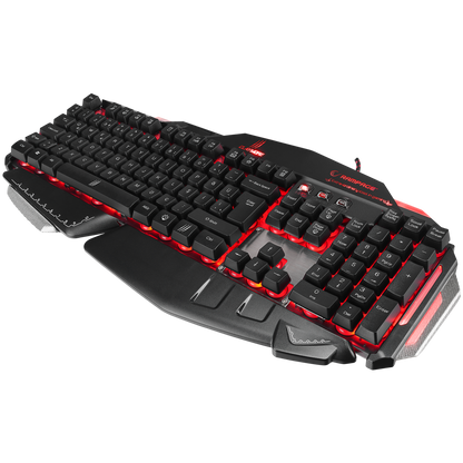 Rampage Claymore Siyah USB Gaming US Layout Multimedia Klavye