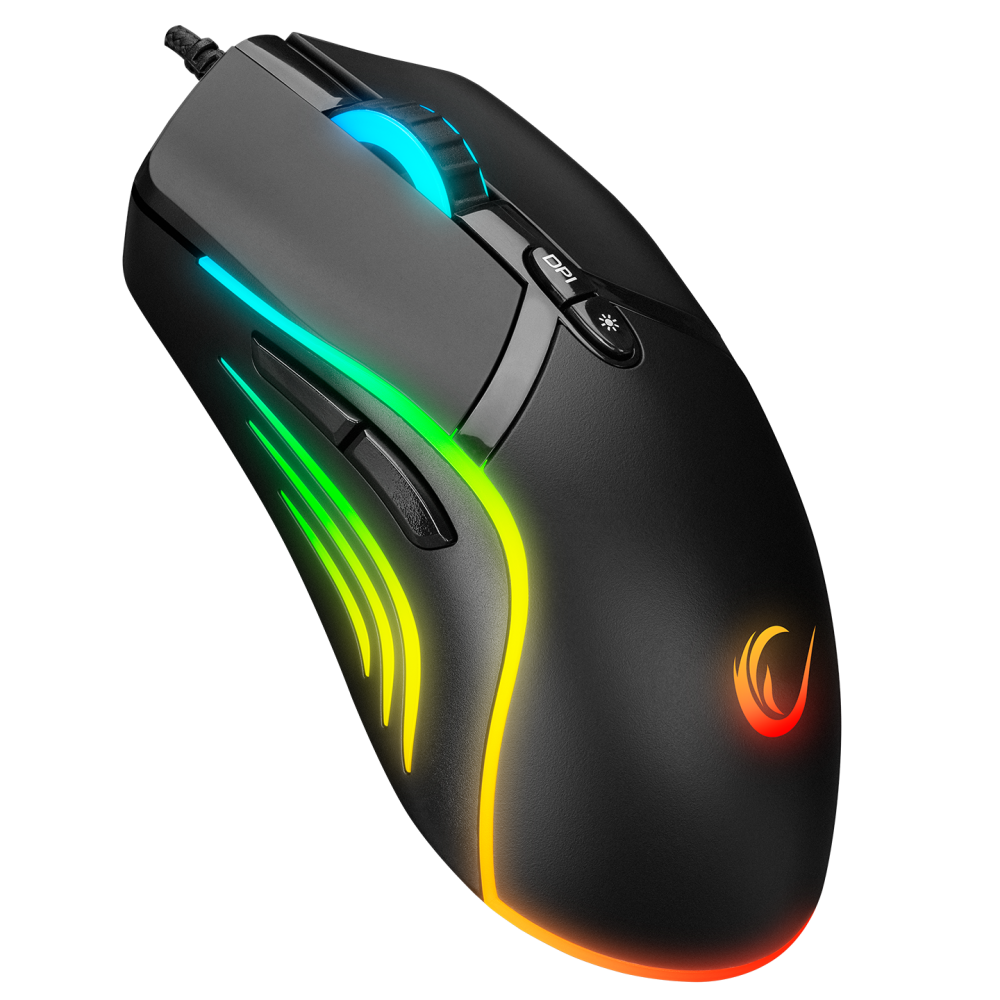 SMX-R54 VIBE Usb Siyah RGB Aydınlatmalı 6400 dpi Gaming Oyuncu Mouse