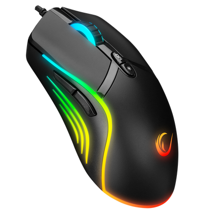 SMX-R54 VIBE Usb Siyah RGB Aydınlatmalı 6400 dpi Gaming Oyuncu Mouse