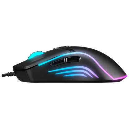 SMX-R54 VIBE Usb Siyah RGB Aydınlatmalı 6400 dpi Gaming Oyuncu Mouse