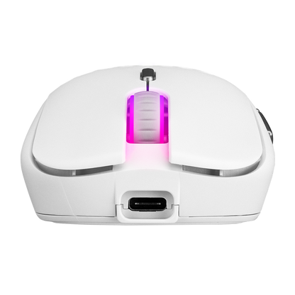 FURYZ 16000 DPI 3335 Sensör 2.4G ve Type C Beyaz 1 MS Tepki Süresi Hareket Sensörlü RGB Ledli Gaming Mouse - Rampage
