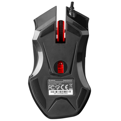 DLM-355 Usb Siyah Makrolu Oyuncu Mouse - Rampage