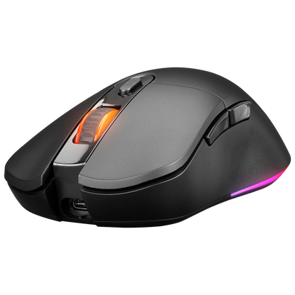 SMX-R89 X-PIKE Kablosuz/Kablolu Siyah RGB Ledli Şarjlı Gaming Oyuncu Mouse - Rampage