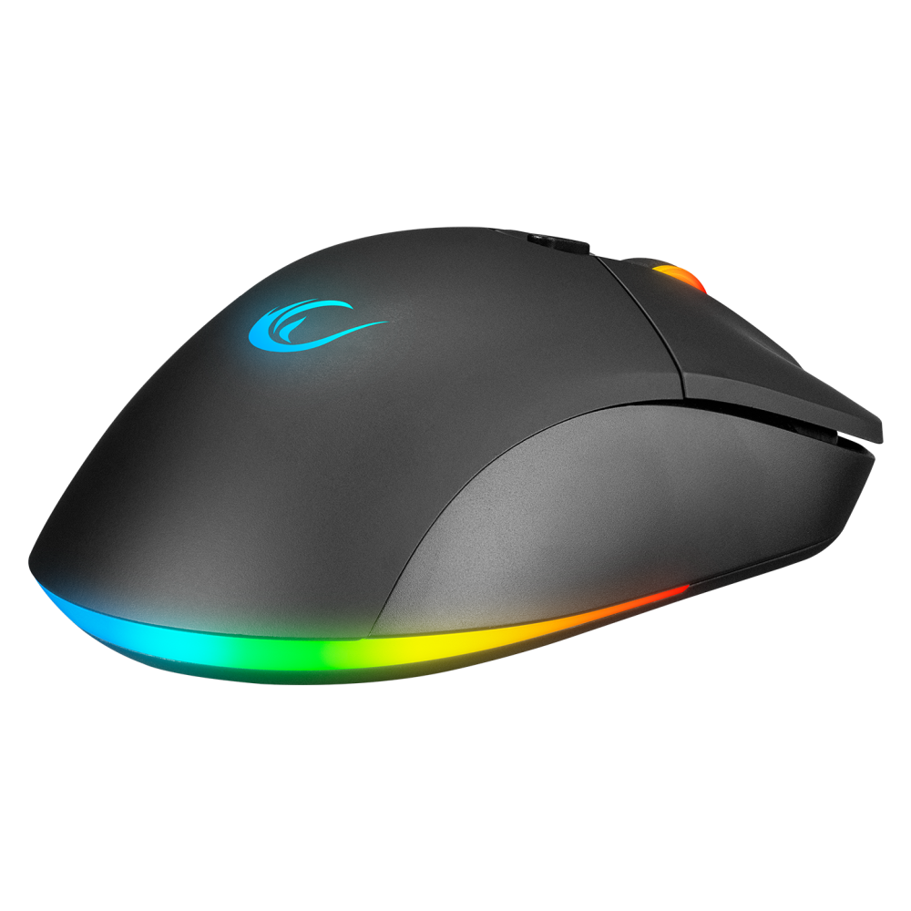 SMX-R89 X-PIKE Kablosuz/Kablolu Siyah RGB Ledli Şarjlı Gaming Oyuncu Mouse - Rampage