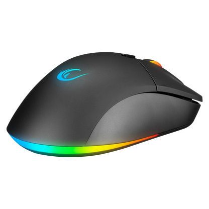 SMX-R89 X-PIKE Kablosuz/Kablolu Siyah RGB Ledli Şarjlı Gaming Oyuncu Mouse - Rampage