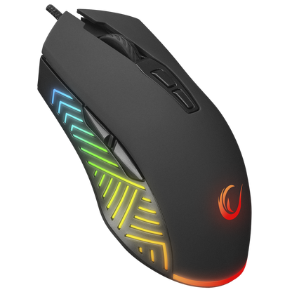 SMX-G68 SPEAR Full RGB 7200DPI Siyah 7D Makrolu Gaming Oyuncu Mouse