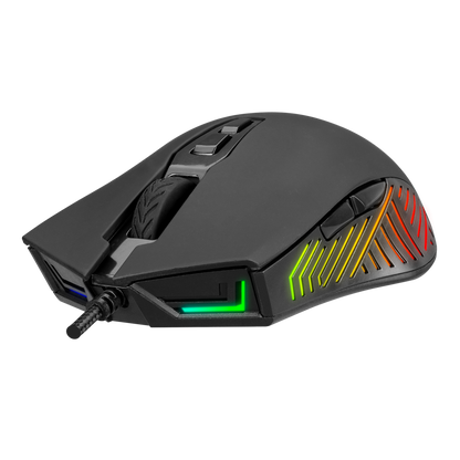 SMX-G68 SPEAR Full RGB 7200DPI Siyah 7D Makrolu Gaming Oyuncu Mouse