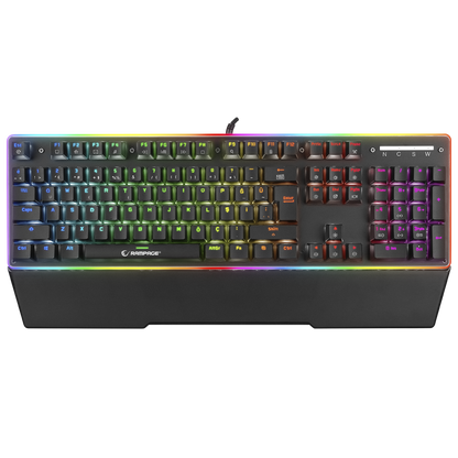 RMK-X1 MIRACLE USB Full RGB Aydınlatmalı Q Jixian Red Switch Gaming Oyuncu Mekanik Klavye - Rampage