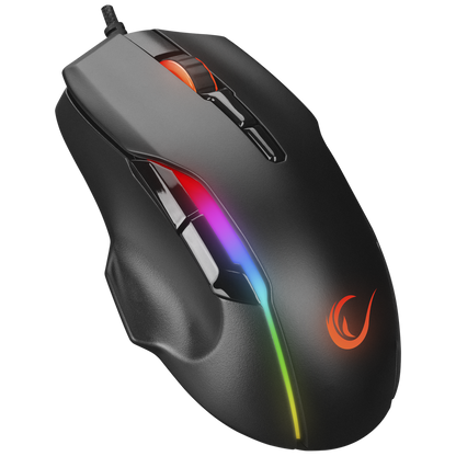 SMX-R45 ORBIT Usb Siyah 6400dpi RGB Ledli USB Oyuncu Mouse