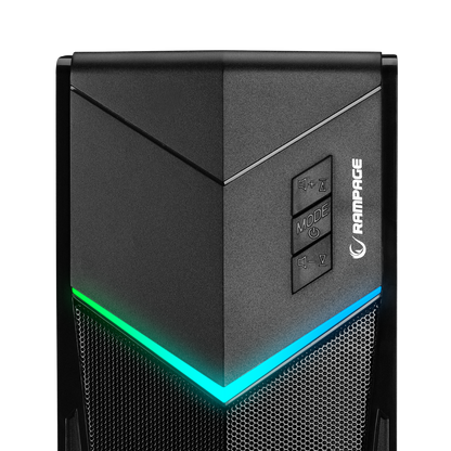 RMS-X7 SPECTRA Bluetooth FMLi RGB Işıklı Multimedia Gaming Oyuncu 2.0 Speaker - Rampage