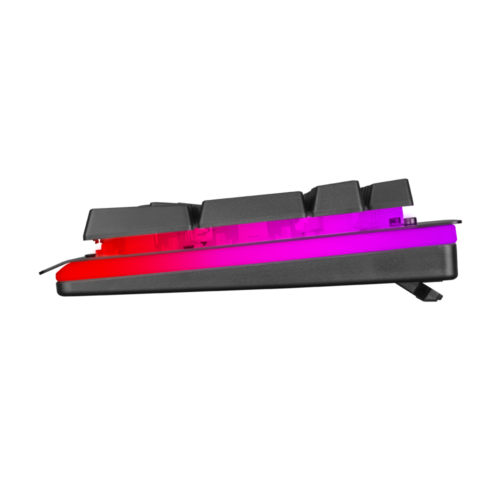 MIRACLE K2 Siyah USB RGB Aydınlatmalı Q Standart Gaming Oyuncu Klavyesi - Rampage