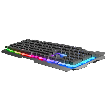 KB-R57 X-JAMMER Gökkuşağı Aydınlatmalı USB Tam Türkçe Gaming Oyuncu Klavyesi