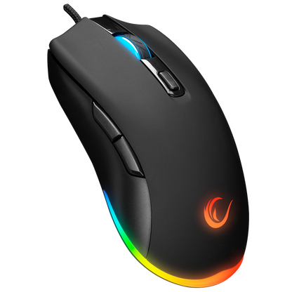 Km-Rx7 Fortuna V2 Gökkuşağı Combo English Oyuncu Klavye + 12800 Dpi Mouse Set-Siyah