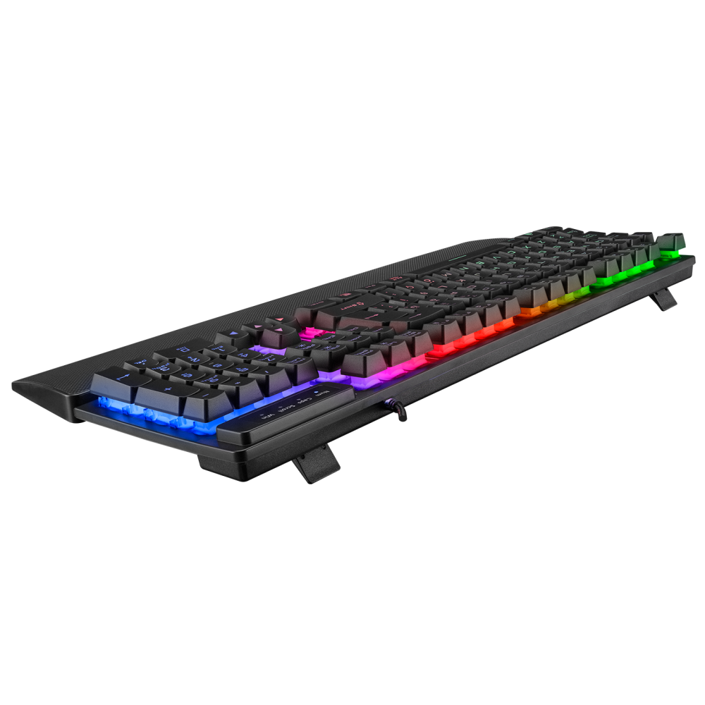 KM-RX7 FORTUNA Siyah Gaming Combo Q Gaming Klavye + 6400 dpi Mouse