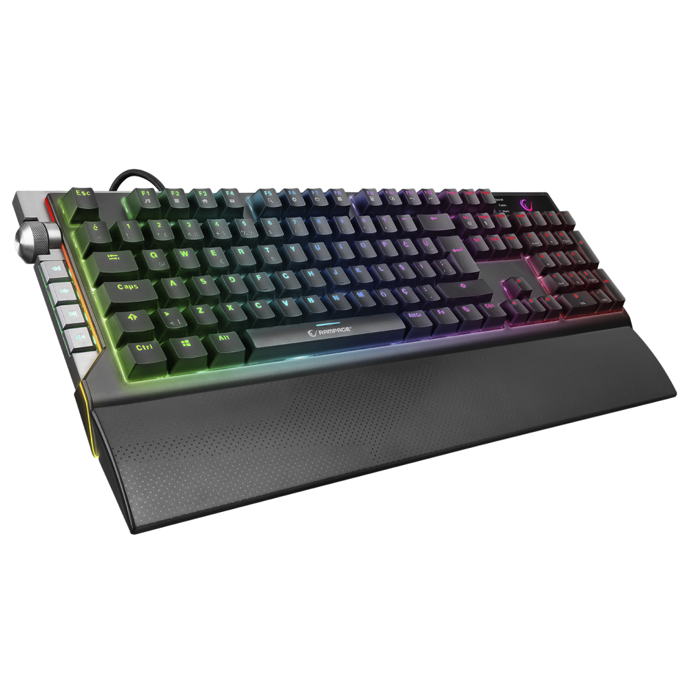 KB-R29 GRAND Series RGB Ledli Mekanik Red Optical Switch Gaming Oyuncu Klavyesi - Rampage