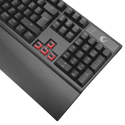 KB-R29 GRAND Series RGB Ledli Mekanik Red Optical Switch Gaming Oyuncu Klavyesi - Rampage