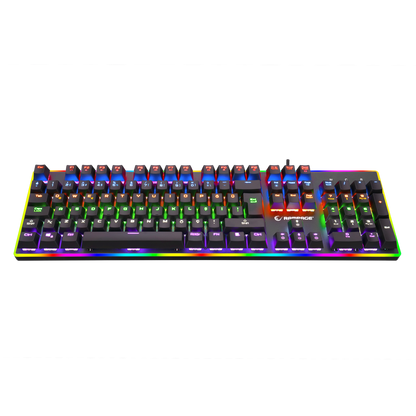 BYGAME-K1 RGB Led Frame Rainbow Mekanik Blue Switch Gaming Oyuncu Klavyesi - Rampage
