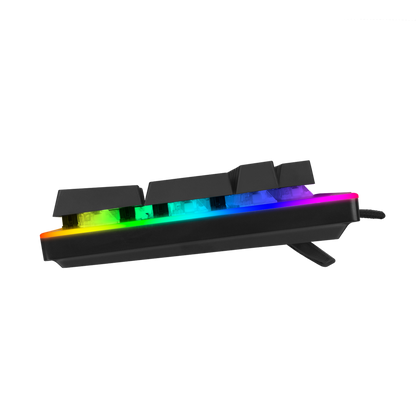 BYGAME-K1 RGB Led Frame Rainbow Mekanik Blue Switch Gaming Oyuncu Klavyesi - Rampage