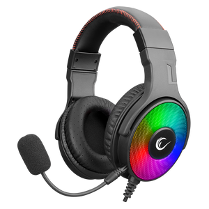 R46 HOSTAGE Siyah USB 7.1 Surround RGB Ledli Gaming Oyuncu Mikrofonlu Kulaklık - Rampage