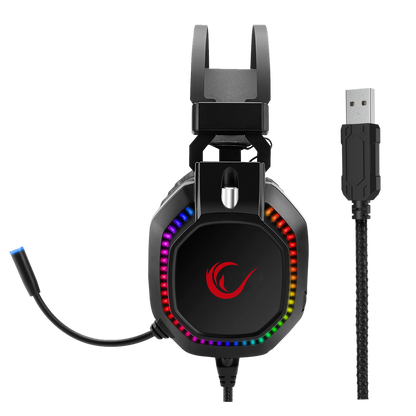RM-K48 X-CORAL RGB 7.1 Oyuncu Kulaklığı - Rampage