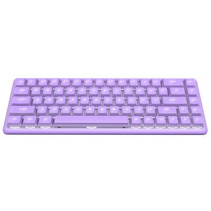 REBEL Mor Low Profile RED SWITCH Mekanik Gaming Oyuncu Klavye US Layout Beyaz Işıklı - Rampage