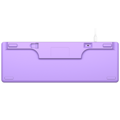 REBEL Mor Low Profile RED SWITCH Mekanik Gaming Oyuncu Klavye US Layout Beyaz Işıklı - Rampage