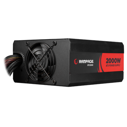 BTC2000 Real 2000W 16* PCIe VGA Soket 14cm+8cm 2* Fanlı Bitcoin Power Supply - Rampage