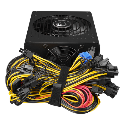 BTC2000 Real 2000W 16* PCIe VGA Soket 14cm+8cm 2* Fanlı Bitcoin Power Supply - Rampage