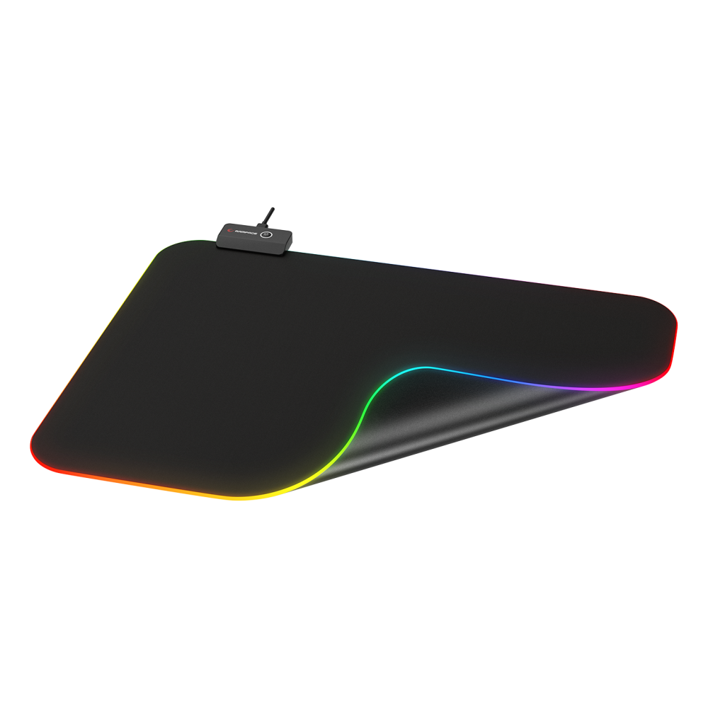 MP-23 Siyah 252*328*3mm RGB Ledli Gaming Mouse Pad