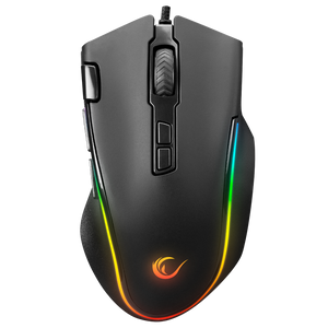 SMX-G72 GREEDY 8 Tuşlu Double Click Real RGB Ledli Makrolu 7200dpi Gaming Oyuncu Mouse - Rampage