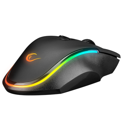 SMX-G72 GREEDY 8 Tuşlu Double Click Real RGB Ledli Makrolu 7200dpi Gaming Oyuncu Mouse - Rampage