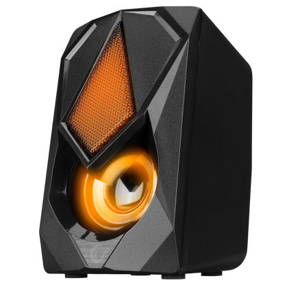 RMS-G19 2.0 5 Watt LED Işıklı Siyah Multimedia Speaker - Rampage