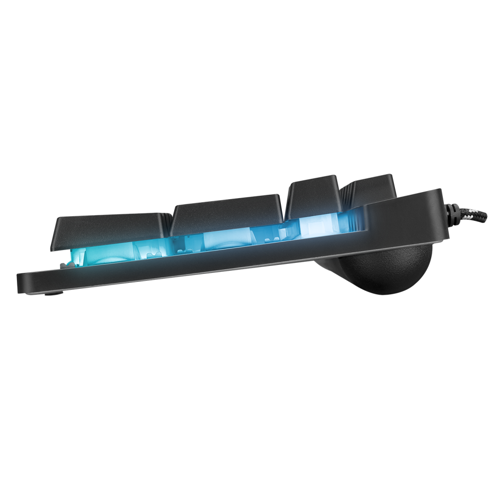 Titan K9 Siyah USB Gökkuşağı Renkli Aydınlatmalı Q Standart Gaming Oyuncu Klavyesi - Rampage
