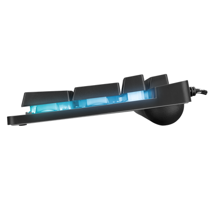 Titan K9 Siyah USB Gökkuşağı Renkli Aydınlatmalı Q Standart Gaming Oyuncu Klavyesi - Rampage