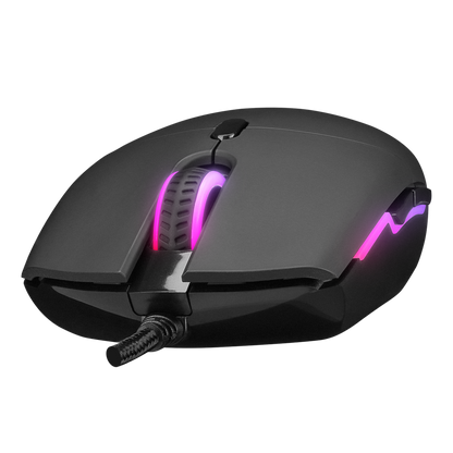 SMX-R63 GLORY Usb Siyah RGB Işıklı 6400dpi Gaming Oyuncu Mouse - Rampage