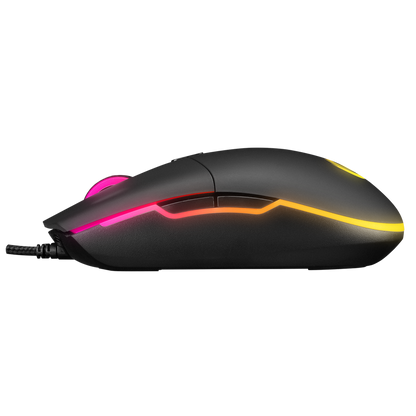 SMX-R63 GLORY Usb Siyah RGB Işıklı 6400dpi Gaming Oyuncu Mouse - Rampage