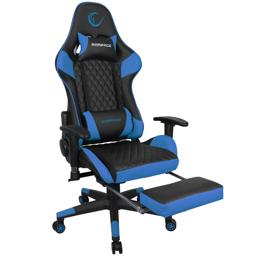 STYLES KL-R61 Mavi/Siyah Oyuncu Koltuğu - Rampage