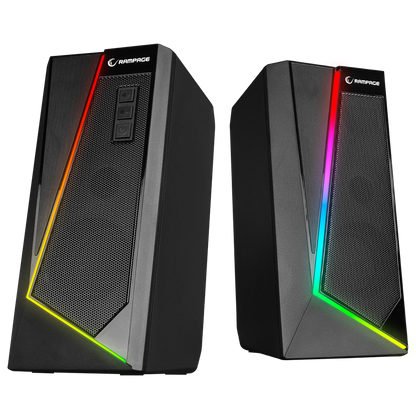 RMS-X8 MAJESTY Bluetooth FMLi RGB Işıklı Multimedia Gaming Oyuncu 2.0 Speaker - Rampage
