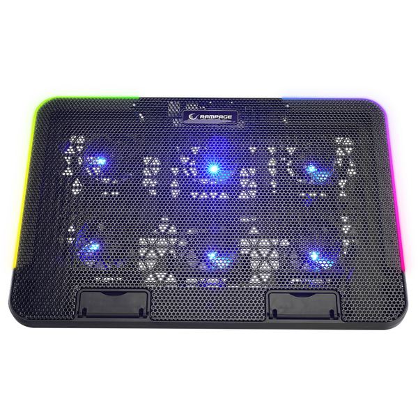 Sixpower R9 6 Fan RGB Phone Holder 15.6 inch Notebook Cooler Stand