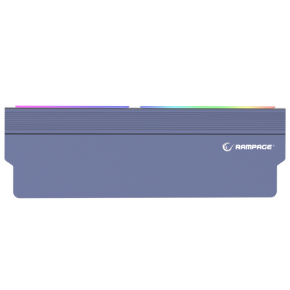 TRIM X20 Siyah UDIMM Uyumlu ARGB Aluminyum PC RAM Soğutucu - Rampage