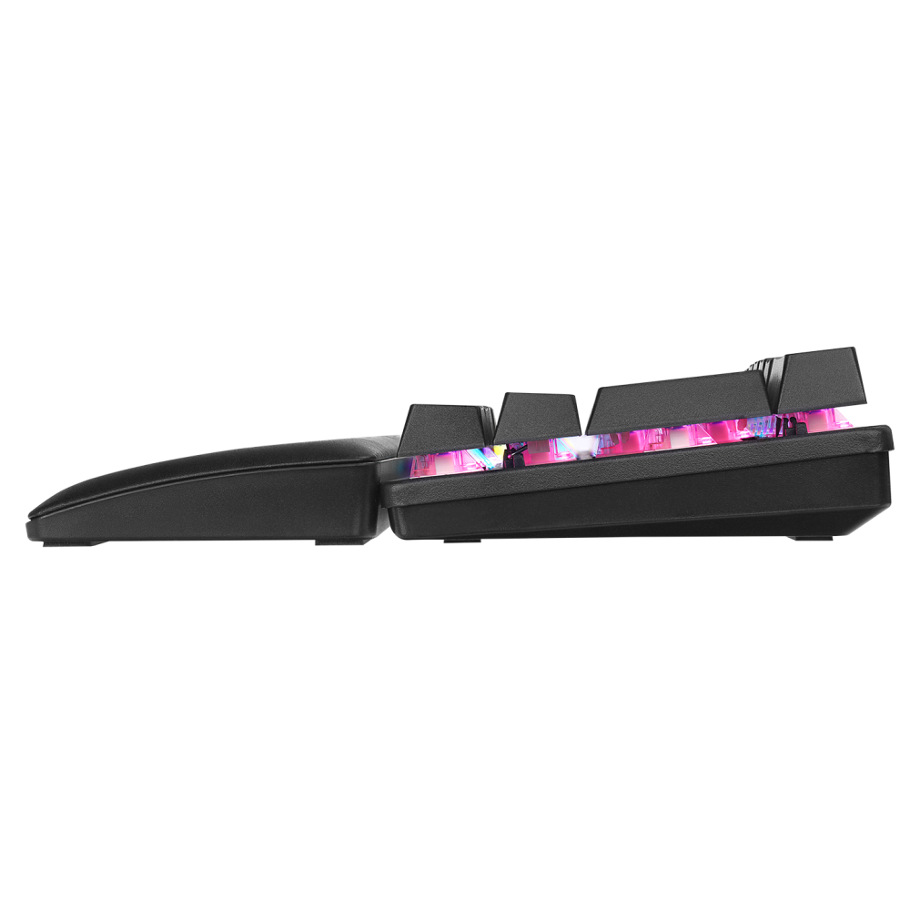 ALLY K11 Siyah Rainbow Q Bilek Destekli Blue Switch Gaming Oyuncu Klavye - Rampage