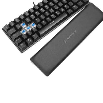 ALLY K11 Siyah Rainbow Q Bilek Destekli Blue Switch Gaming Oyuncu Klavye - Rampage