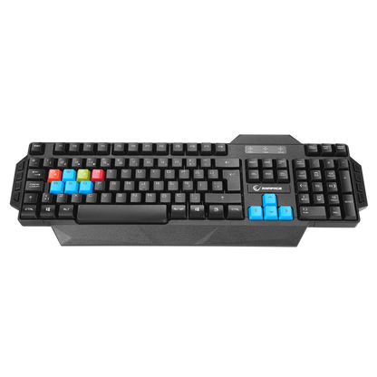 KB-R06 Siyah USB Örgü Kablolu Q Gaming Klavye - Rampage
