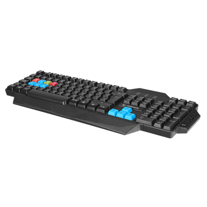 KB-R06 Siyah USB Örgü Kablolu Q Gaming Klavye - Rampage
