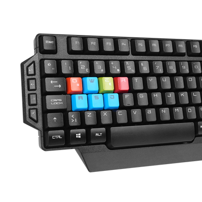 KB-R06 Siyah USB Örgü Kablolu Q Gaming Klavye - Rampage