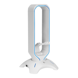 Rm-H66 Guard RGB 2xUsb Port Kulaklık İçin Stand-Beyaz