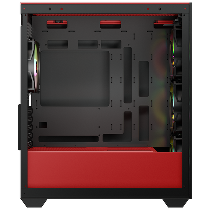 BLAZE Mesh Temperli Camlı Siyah 4* 12cm ARGB Fan M-ATX Mid-T Gaming Oyuncu Kasası - Rampage